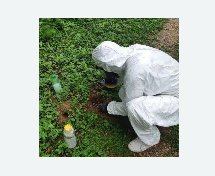 уничтожение кротов на участке Новочеркасская метро Спб